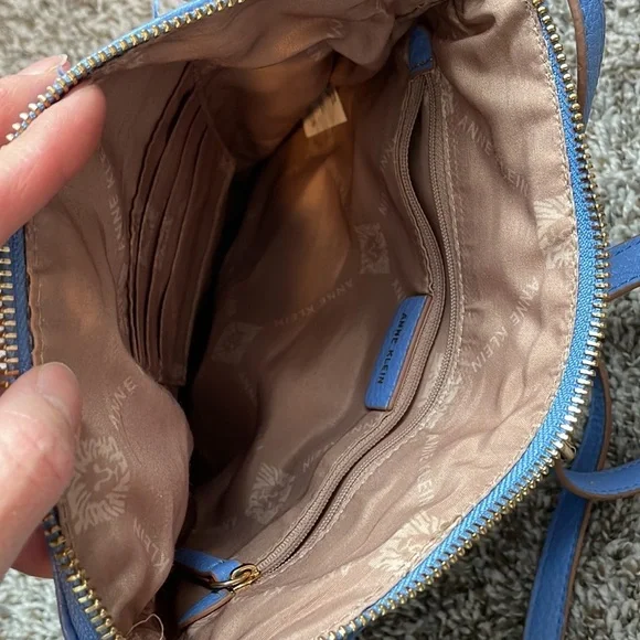 Anne Klein | Blue Tassel Crossbody Purse - Picture 5 of 7